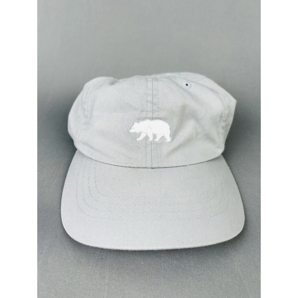 The North Face Bear Adult Light Grey‎ Adjustable Hat Strapback Cap
